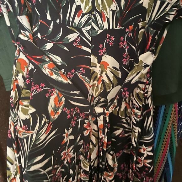 Umgee tropical kimono sleeve jumpsuit - Picture 4 of 6